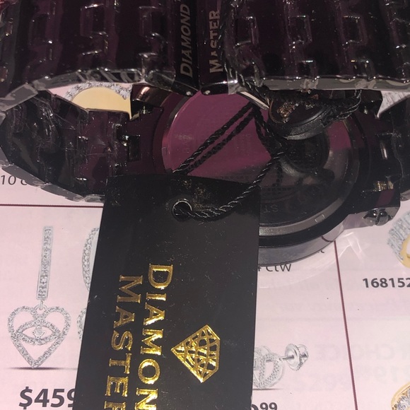 Biggest sale on real diamond men Watch best gift not CZ 1/10 ct real diamonds - Picture 3 of 7